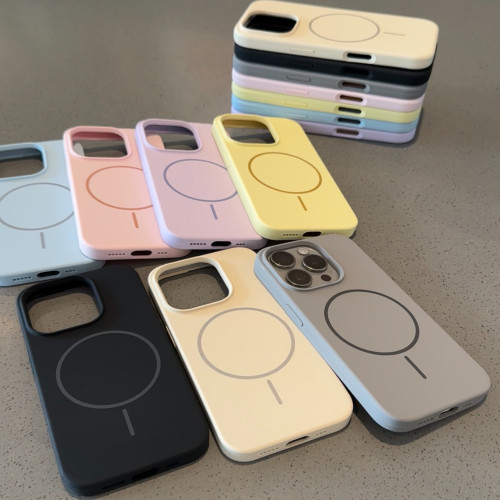 MagSafe液态磁吸适用苹果16promax手机壳iPhone17Pro可水洗15promax简约13肤感12防摔14pro保护套时尚新款女