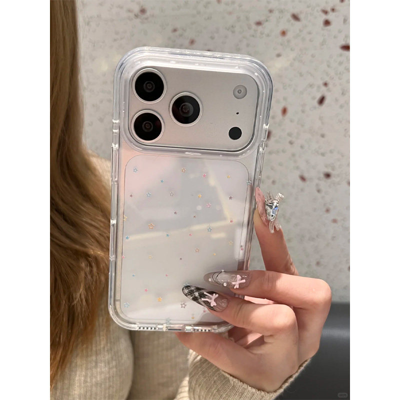 MP小星星适用苹果17pro手机壳iPhone15promax新款16pro华为p70荣耀300防摔13小米17pro透明vivoppo全包12软壳