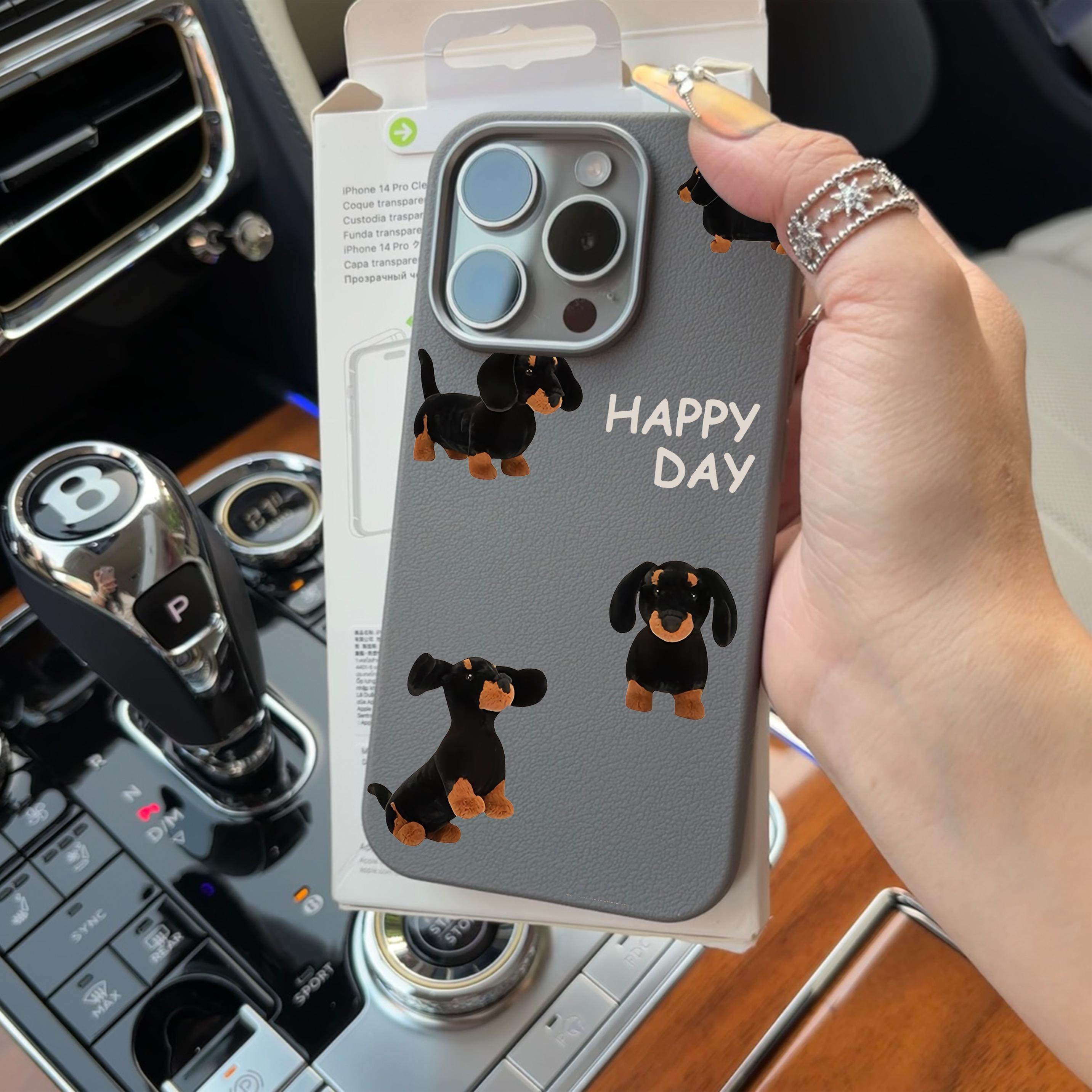 ins棕色小狗狗适用苹果16promax手机壳16新款iphone15promax创意13皮纹金属框14PRO防摔12小众11全包女款多色,3C数码配件,手机保护套/壳,淘宝优惠券,粉丝福利购,淘宝优惠卷