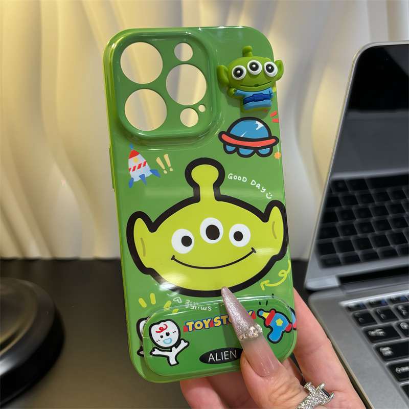 ins三眼仔适用iphone16promax手机壳苹果13菲林14华为mate70镜面支架vivox200小米15防摔oppo硬12红米k80荣耀