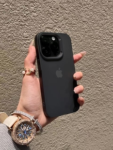 ins極簡高級磨砂純色適用iPhone15pro蘋果14手機(jī)殼16ProMax新款 12防指紋13pro男女14plus網(wǎng)紅15超薄防摔套