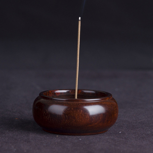 【专享款】印度小叶紫檀线香炉老料带金星香道用具书房香插摆件