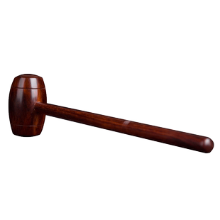 印度小叶紫檀按摩捶老料高油性带金星木槌文玩把玩男女随身手玩件