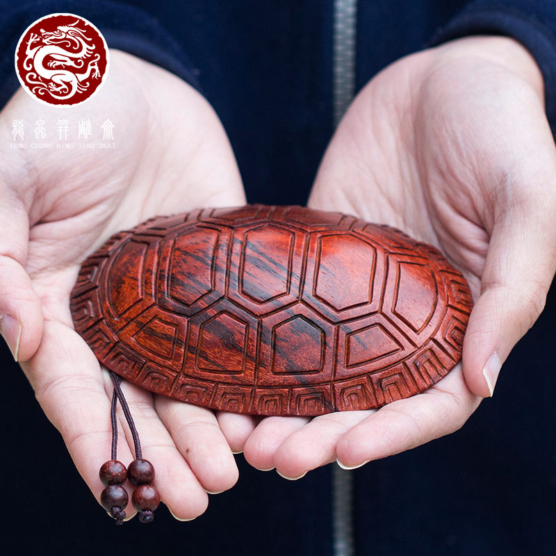 印度小叶紫檀富甲天下茶宠手把件