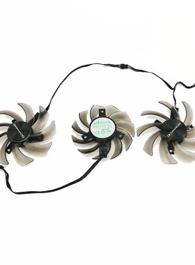 适用耕升/PNY/铭瑄 GeForce RTX 2080 显卡风扇 3风扇4针PWM散热