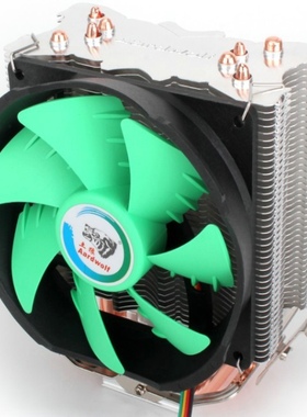 适用台式机电脑i5 i7cpui3散热器纯铜4热管cpu风扇X4AMD1155