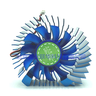 适用HD3650铭瑄9600 HD3850HD4600HD5670 HD5550散热器4.3CM风扇