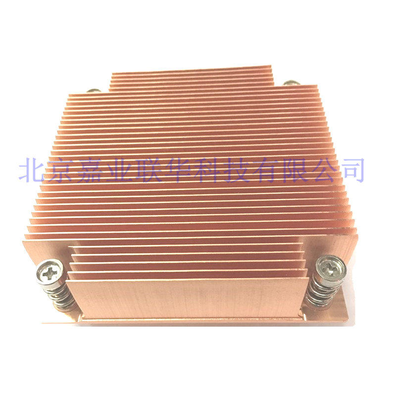 适用台式机服务器1150 1151 1155 1156纯铜1U2U被动式散热器风扇