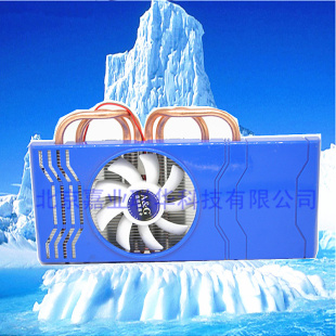 七彩虹9800GTX 适用希仕6850 7850铭瑄9600GT显卡风扇 6770 7750