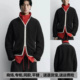 2893314 2893 800 宽松撞色罗纹拉链针织外套开衫 毛衣 314新品 男装