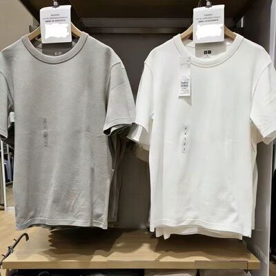 新品男装大师T棉质休闲百搭正肩圆领短袖T恤482296/475356/465186