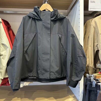 2026春季新款女装冲锋衣防风立领茄克宽松休闲连帽外套夹克484709