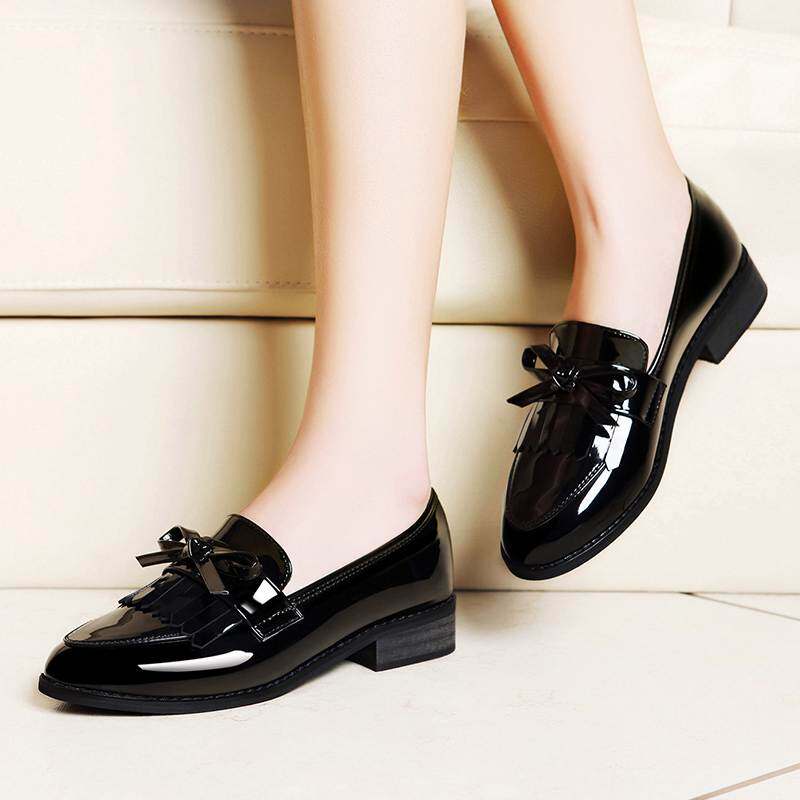 英伦风小皮鞋女鞋子春秋季黑色乐福鞋2022年新款平底软底豆豆单鞋|ruв категории Женская обувь, 低帮鞋, 豆豆鞋 - от Buy2taobao.com для оказания профессиональной услуги покупки агента Taobao