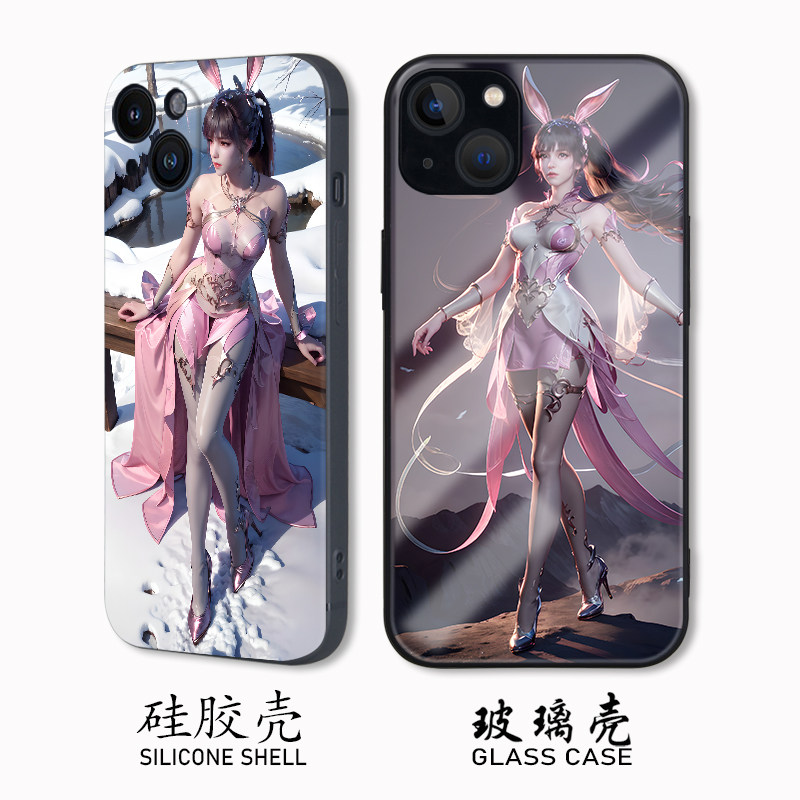 斗罗大陆小舞手机壳苹果15pro高级感iPhone14promax适用vivoiQOO11硅胶OPPOReno8小米13