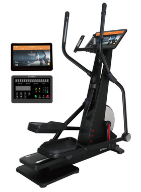 康乐佳K9005TP商用智能触控屏电磁控椭圆仪太空漫步机椭圆机开票