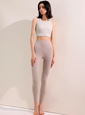 金纺棰8232 精纺薄款羊绒裤女 无缝修身弹力保暖打底裤外搭25秋冬