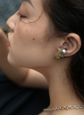 pn珍珠耳夹女无耳洞耳钉高级感轻奢假耳环耳饰法式气质小众耳骨夹