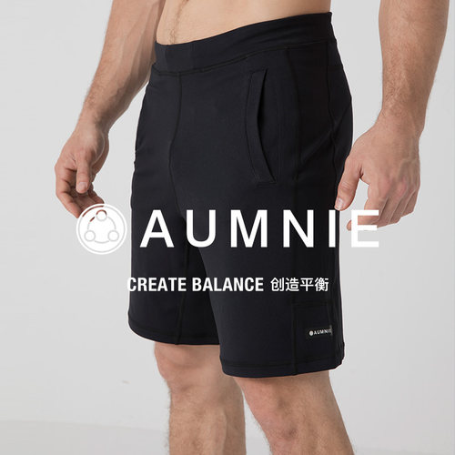 aumnie短裤速度健身跑步训练