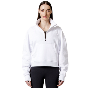 AUMNIE澳弥尼高领半拉链宽松卫衣女舒适柔软时尚瑜伽运动休闲