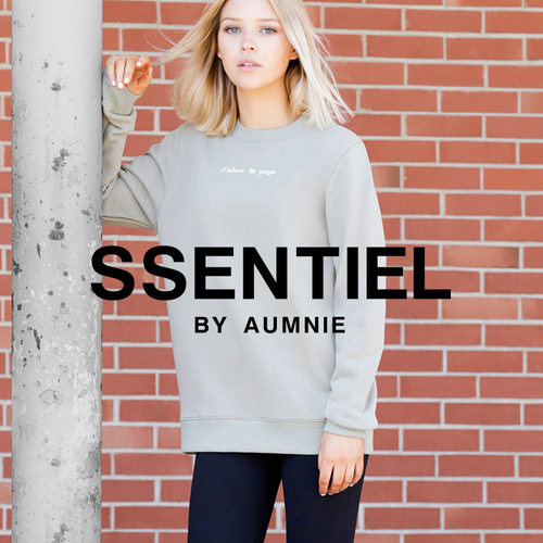 aumnie澳弥尼宽松圆领女法式瑜伽