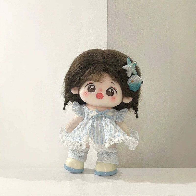 棉花娃娃夏季可爱换装套装连帽裙图片