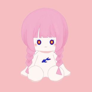 神椿市建设中周边玩偶40cm理芽棉花娃娃可爱花谱毛绒公仔明透存流