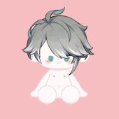 40cm艾尔海森属性棉花娃娃坐姿可爱卡通公仔玩偶送女生日礼物现货