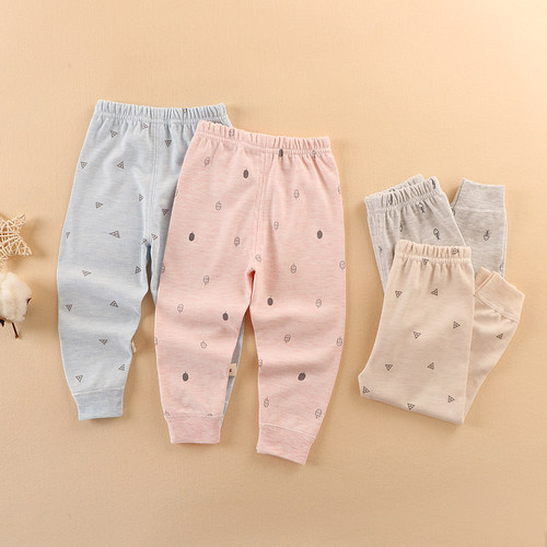 儿童内衣秋裤纯棉春秋单条家居