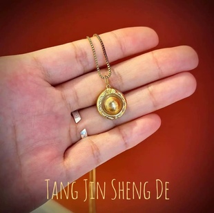 泰国吸米星项链吊坠挂链手链古巴西翁水银食金项链