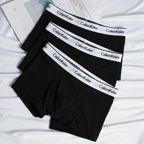 CalienKeler男士内裤男平角裤纯棉夏季薄款透气大码运动四角裤头