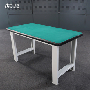 防静电桌面带带灯工具挂板工作台车间电脑维修钳工操作台桌检验桌