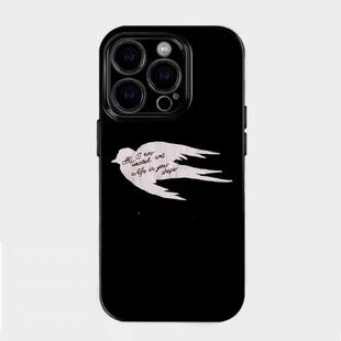 自由飞翔适用iPhone14Pro/17手机壳11/6/xr苹果14/15Promax软情侣8p手机壳