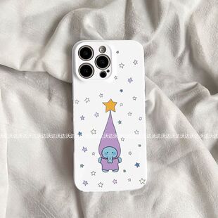星星小象适用iPhone14Pro/17手机壳11/6/xr苹果14/15Promax软情侣8p手机壳
