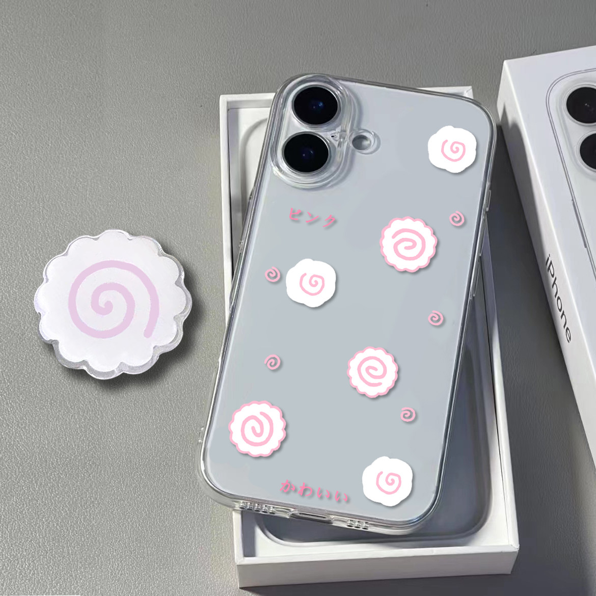 可爱鱼板适用iPhone14/15Pro手机壳11/13/16Promax全包6软12/xr图片