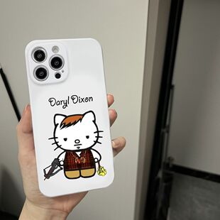 胡子猫猫适用iPhone14Pro/17手机壳11/6/xr苹果14/15Promax软情侣8p手机壳