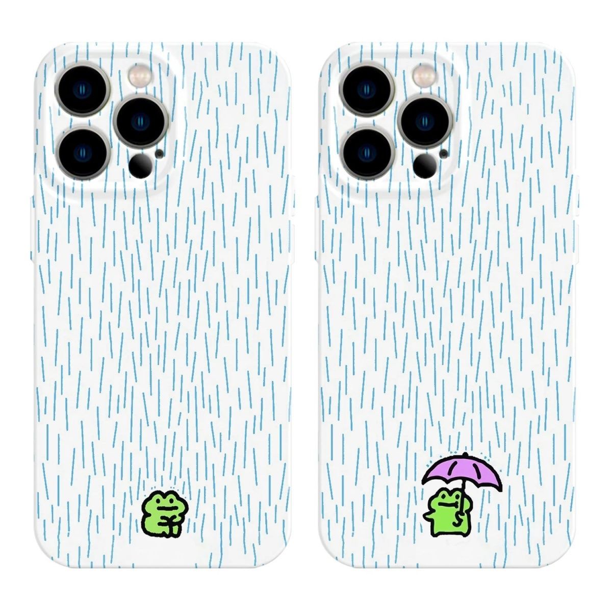 打伞青蛙适用iPhone14Pro/13手机壳11/6/xr苹果14/15Promax软情侣8p手机壳