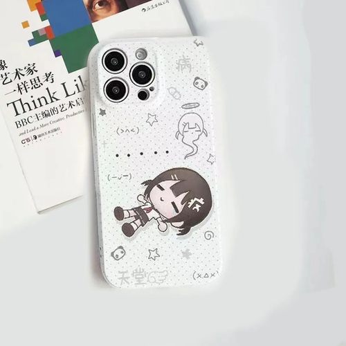 慵懒少女适用iPhone14Pro/13手机壳11/6/xr苹果14/15Promax软8p手机壳