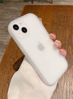 适用苹果13磨砂手机壳iphone14全包14plus硅胶简约xr防指纹12保护xs透明套软11prmax防摔软8plus