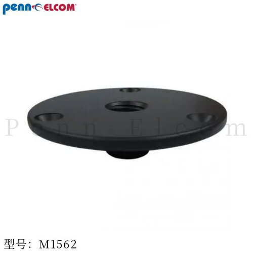 Penn Elcom番尔康黑色铝合金音响安装顶帽M20内螺牙M1562