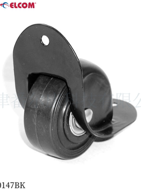 Penn Elcom2寸小型定向脚轮金属轮家具工业轮侧装滑轮0147BK