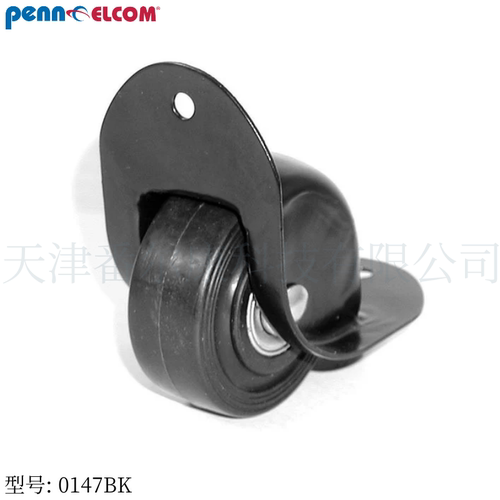 Penn Elcom2寸小型定向脚轮金属轮家具工业轮侧装滑轮0147BK