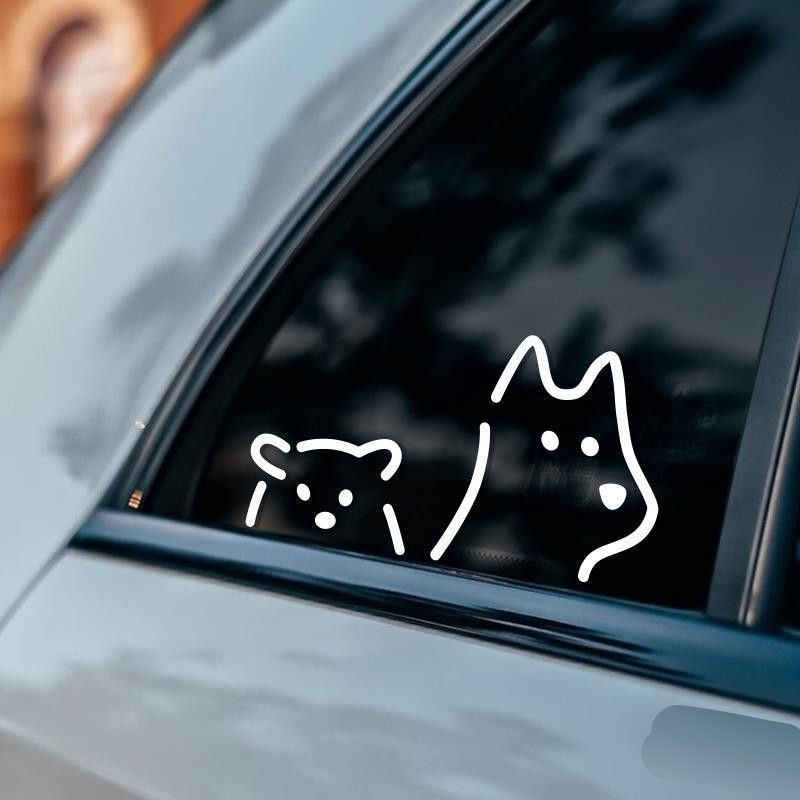 车窗后挡风玻璃三角窗轮眉装饰贴