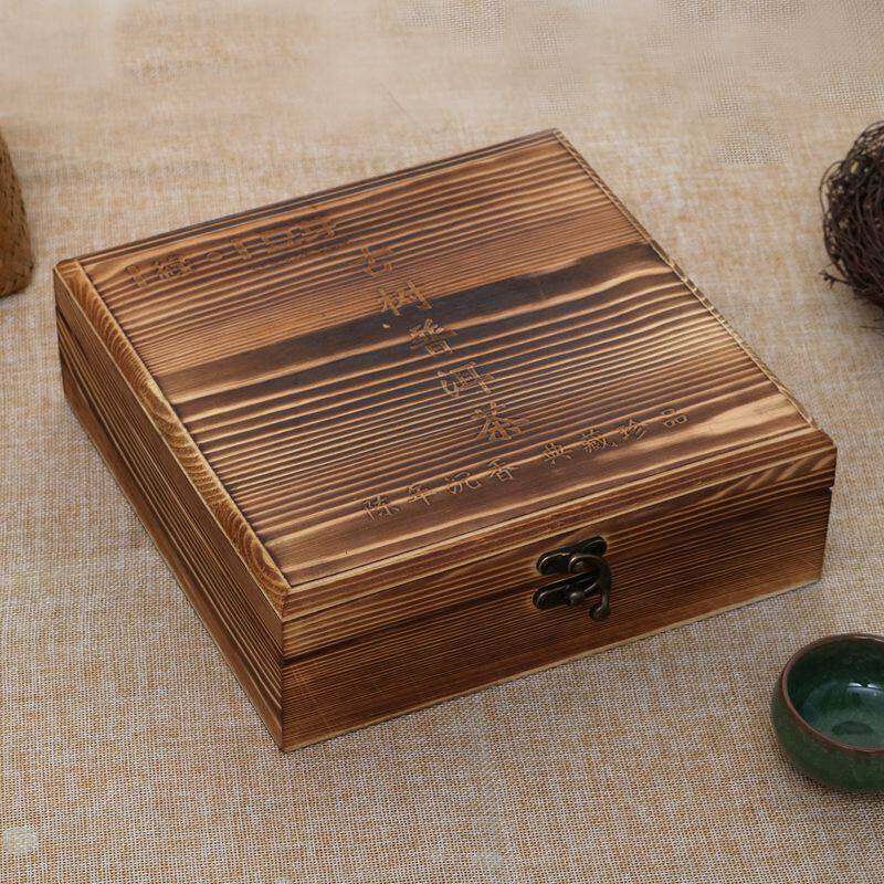普洱茶饼盒定做便携茶叶盒茶叶盒小茶盒送礼木质礼盒包装盒茶盒