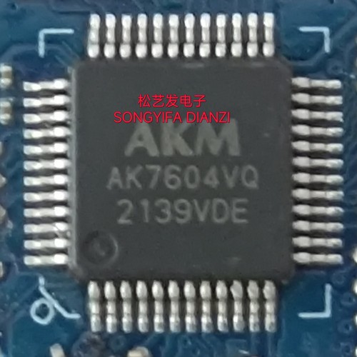 AK7604VQ  AK7604  QFP48封装 DSP数字音频信号处理器 原装拆机IC