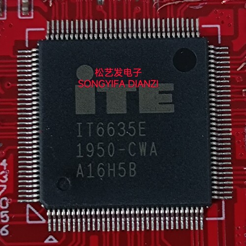 IT6635E-CWA  QFP128封装  视频转换芯片 原装拆机IC  质量保证