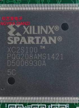 XC2S100-5PQG208C  XC2S100-5PQ208C QFP208封装 原装拆机IC 询价