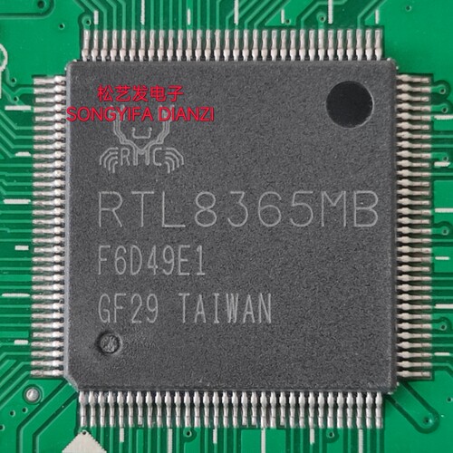 RTL8365MB-VC-CG  QFP128封装  液晶显示器驱动芯片 原装拆机IC