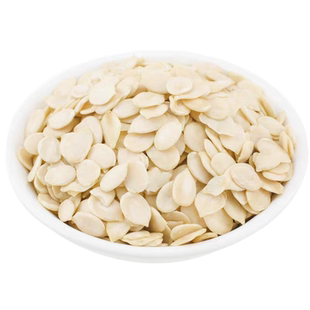 雪白仁生西瓜籽仁原味500g熟无壳大片月饼馅料瓜子仁烘培原料批发