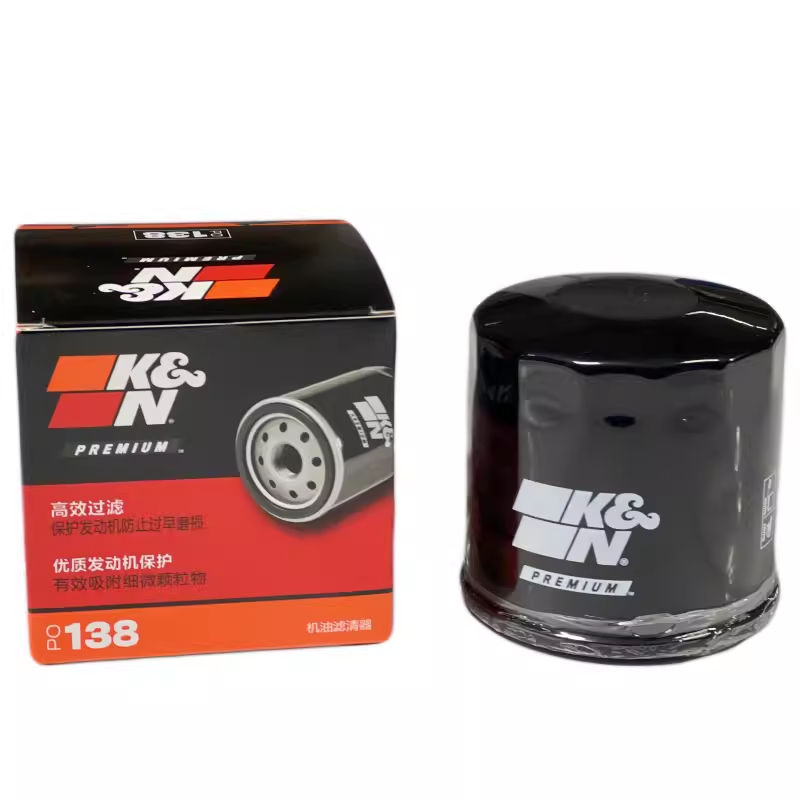 KN138机油滤芯GW250 GSX250 RS660 隼 GSX600天浪650灰石300机滤