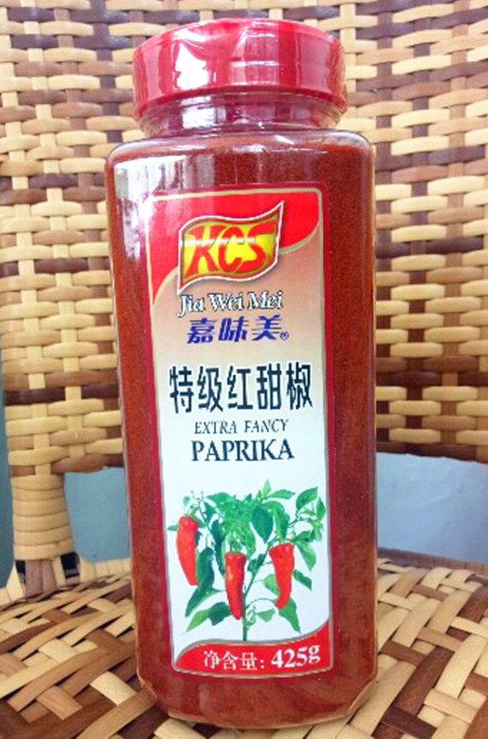 KCS嘉味美 特级红甜椒调料 425g Paprika特级红甜椒调味料 原料